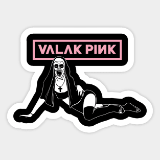 valak pink Sticker